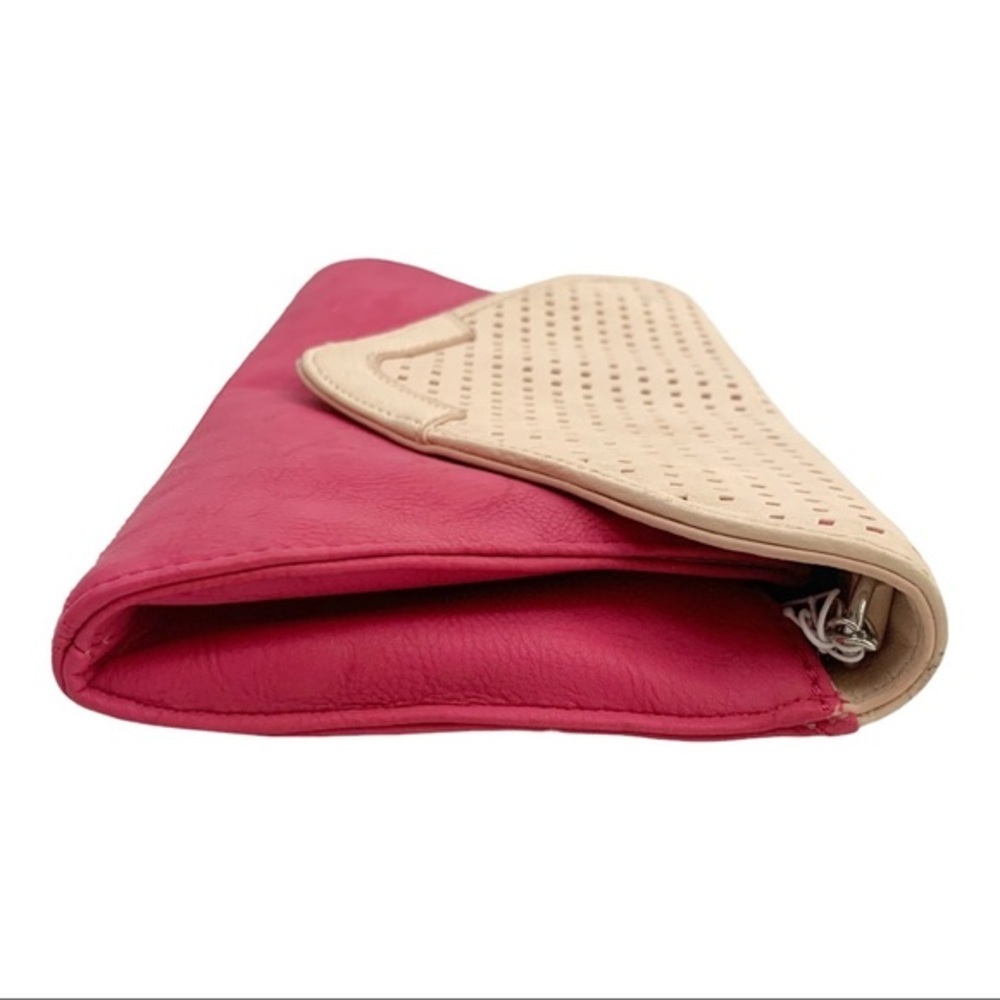 NWT Charming Charlie Yasmin Pink Chain Clutch Purse Women’s - Picture 10 of 14
